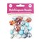 CousinDIY Bubblegum Bead 20mm 20/Pkg-Turquoise Brown Speckled
